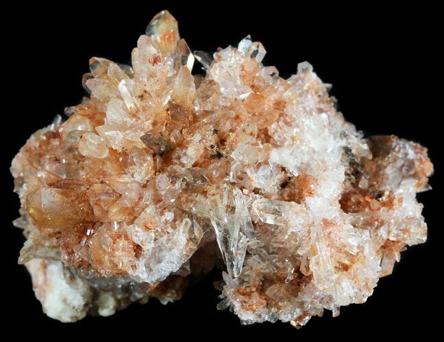 Orange Creedite Crystal Cluster - Durango, Mexico #51644